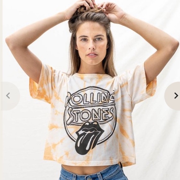 Urban Outfitters Tops - MOVING SALE | NWT Women’s Rolling Stones Orange Band Tie Dye T-Shirt, Size L